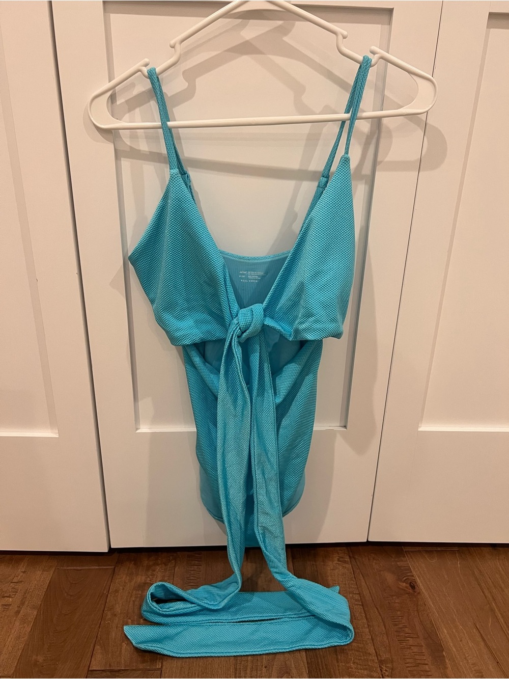 aerie Medium Long One-Piece Swimsuit Shine Pique - Picture 13 of 15